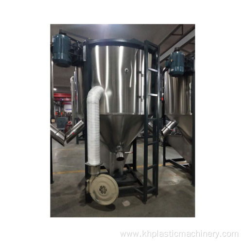 Stainless Steel Plastic Pellets mixer with Drying